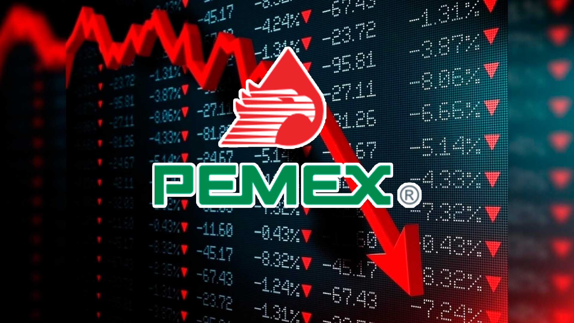 Pemex reporta pérdidas por 43 mil millones en el trimestre